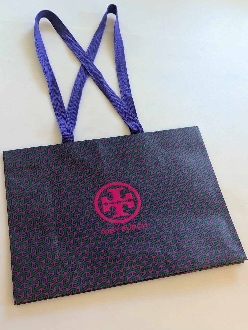 Aithentic TORY BURCH Shopping Bag L16" x W6" x H12"